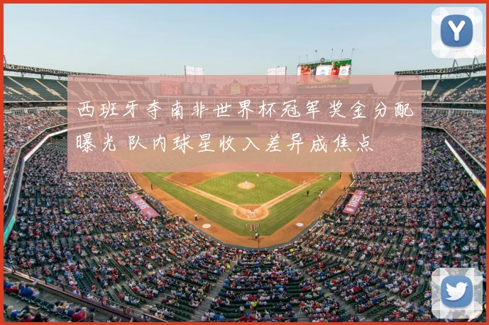 西班牙夺南非世界杯冠军奖金分配曝光 队内球星收入差异成焦点